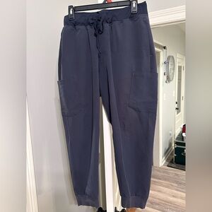 Mandala Scrub Joggers - Large - Gray